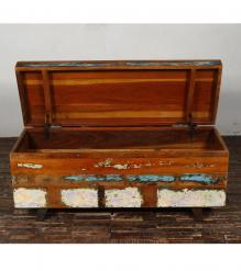 SOLID RECLAIMED TEAK WOOD STORAGE TRUNK / COFFEE TABLE
