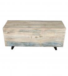 SOLID RECLAIMED TEAK WOOD STORAGE TRUNK / COFFEE TABLE