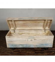 SOLID RECLAIMED TEAK WOOD STORAGE TRUNK / COFFEE TABLE