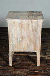 SOLID RECLAIMED TEAK WOOD END TABLE NIGHTSTAND