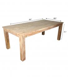 SOLID RECLAIMED TEAK WOOD TABLE