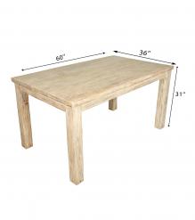 SOLID RECLAIMED TEAK WOOD TABLE