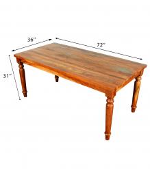 SOLID RECLAIMED TEAK WOOD TABLE
