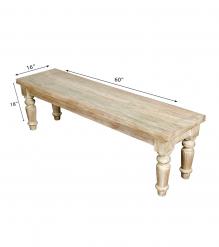 SOLID RECLAIMED TEAK WOOD BENCH