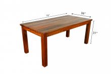 SOLID RECLAIMED TEAK DINING TABLE