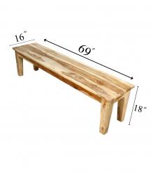 SOLID ROSEWOOD BENCH