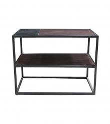 SOLID WOOD & IRON TABLE