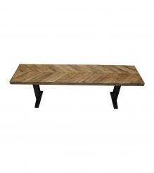 WOOD & IRON BENCH