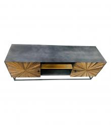 WOOD & IRON MEDIA CABINET