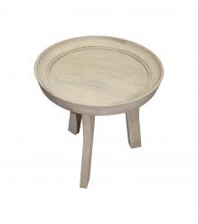 SOLID WOOD END TABLE