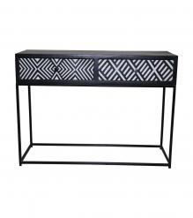 SOLID WOOD & IRON CONSOLE