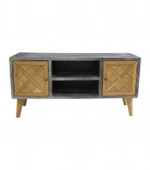 Iron + Wood TV Console