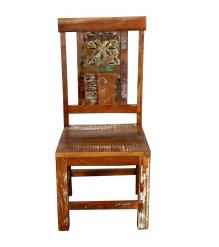 SOLID HAND CARVED RECLAIMED TEAK CHAIR