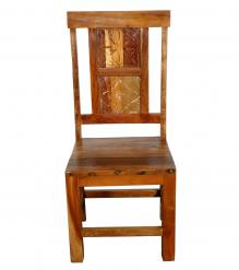 SOLID HAND CARVED RECLAIMED TEAK CHAIR