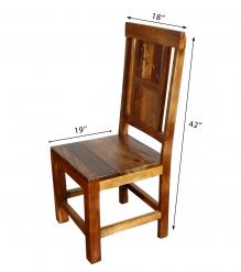 SOLID HAND CARVED RECLAIMED TEAK CHAIR