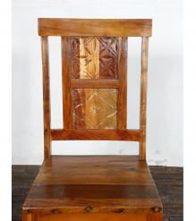 SOLID HAND CARVED RECLAIMED TEAK CHAIR