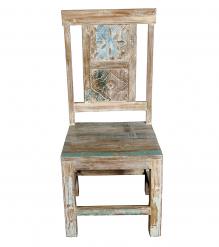 SOLID HAND CARVED RECLAIMED TEAK CHAIR