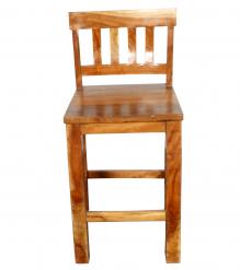 SOLID RECLAIMED TEAK WOOD COUNTER HEIGHT STOOL
