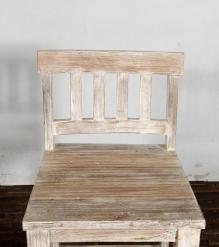 SOLID RECLAIMED TEAK WOOD COUNTER HEIGHT STOOL
