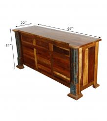 SOLID RECLAIMED TEAK WOOD DESK