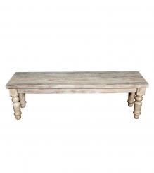 SOLID RECLAIMED TEAK WOOD BENCH