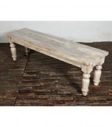 SOLID RECLAIMED TEAK WOOD BENCH