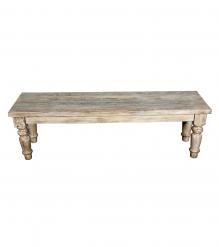 SOLID RECLAIMED TEAK WOOD BENCH