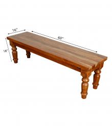 SOLID RECLAIMED TEAK WOOD BENCH