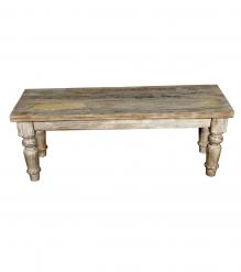 SOLID RECLAIMED TEAK WOOD BENCH