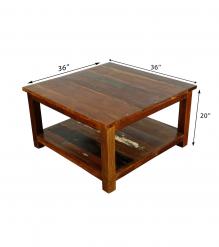RECLAIMED TEAK SOLID WOOD COFFEE TABLE
