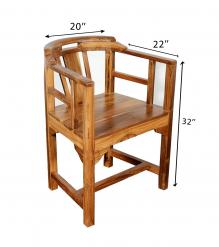 SOLID RECLAIMED TEAK WOOD CAPTAINS ARM CHAIR