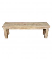SOLID RECLAIMED TEAK BENCH