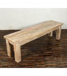 SOLID RECLAIMED TEAK BENCH