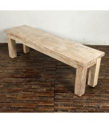 SOLID RECLAIMED TEAK BENCH