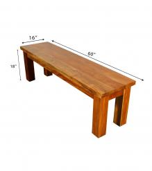 SOLID RECLAIMED TEAK WOOD BENCH