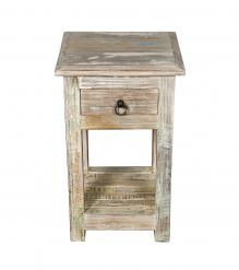 SOLID RECLAIMED TEAK WOOD SIDETABLE END TABLE
