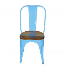 WOODEN IRON CHAIR 