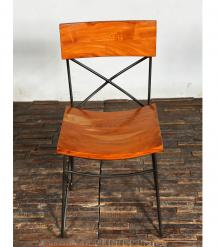 WOODEN IRON CHAIR