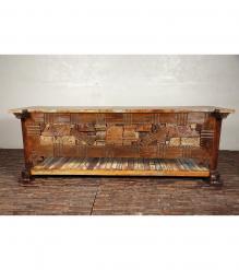 SOLID RECLAIMED TEAK WOOD CONSOLE TABLE