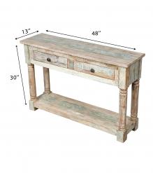 SOLID RECLAIMED TEAK WOOD CONSOLE