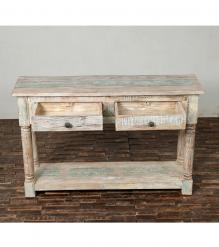 SOLID RECLAIMED TEAK WOOD CONSOLE