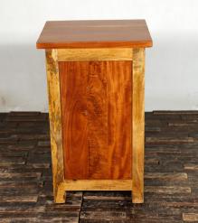 SOLID RECLAIMED TEAK WOOD END TABLE / NIGHTSTAND