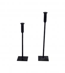 IRON CANDLE STICKS SET OF 2