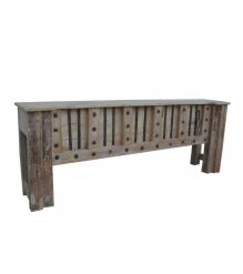 SOLID RECLAIMED WOOD & IRON CONSOLE TABLE