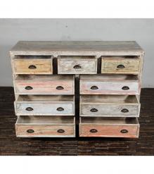 SOLID RECLAIMED TEAK WOOD DRESSER SIDEBOARD BUREAU