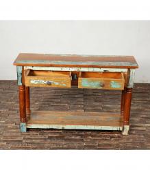 SOLID RECLAIMED TEAK WOOD CONSOLE