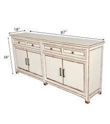 SOLID RECLAIMED TEAK SIDEBOARD CABINET