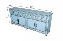 SOLID RECLAIMED TEAK WOOD SIDEBOARD CABINET