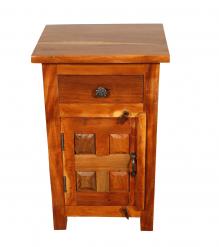 SOLID RECLAIMED TEAK WOOD END TABLE / NIGHTSTAND