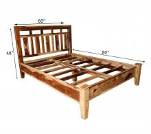 QUEEN ROSEWOOD BED
